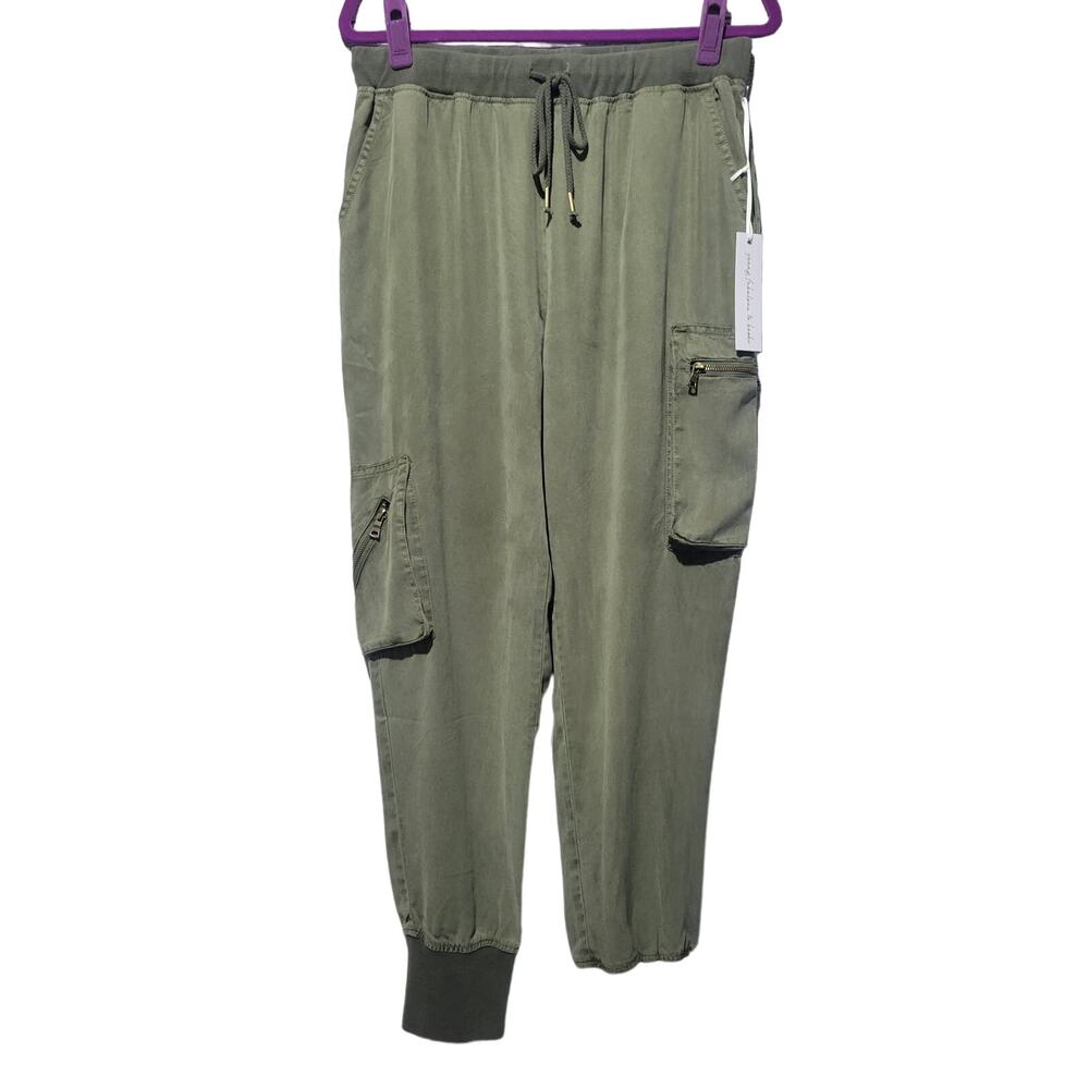 Young Fabulous & Broke Green Jupiter Joggers Size M‎ NWT
